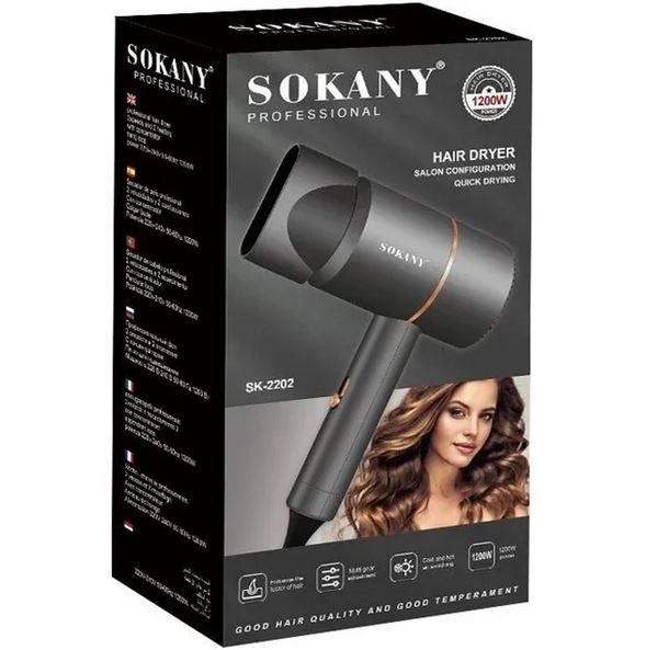 سشوار مسافرتی 1200 وات سوکانی اورجینال مدل SK2202