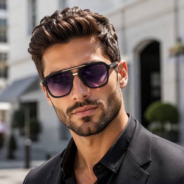 عینک آفتابی مردانه فریم کائوچو Porsche Design