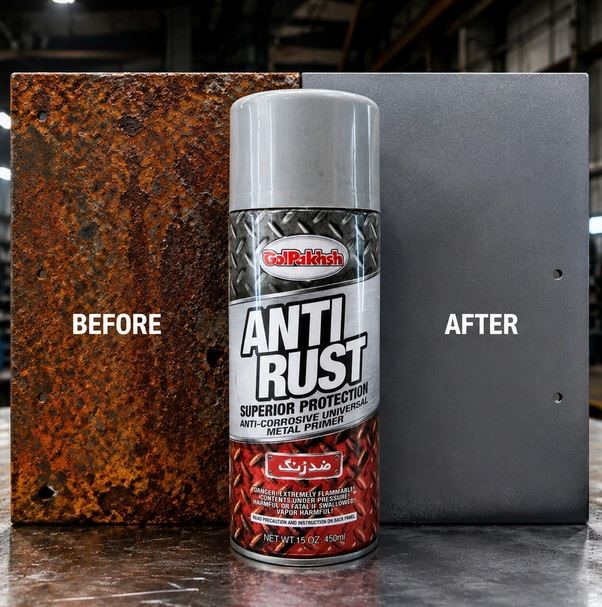 اسپری ضد زنگ مدل ANTI RUST حجم 450 میلی لیتر